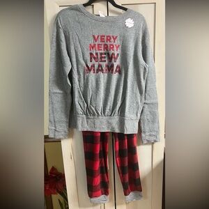 NWT Maternity - Very Merry - Women’s Size XS -  2-pc. Pajama Set - MSRP $64